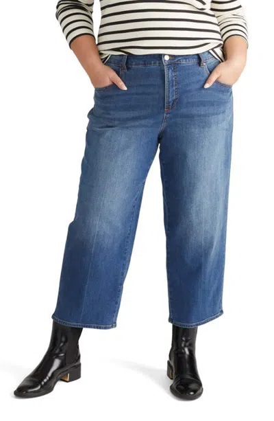 Universal Standard Crop Boyfriend Jeans In Blue