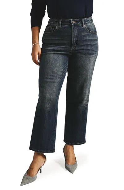 Universal Standard Donna Curve High Waist Straight Leg Jeans In Blue