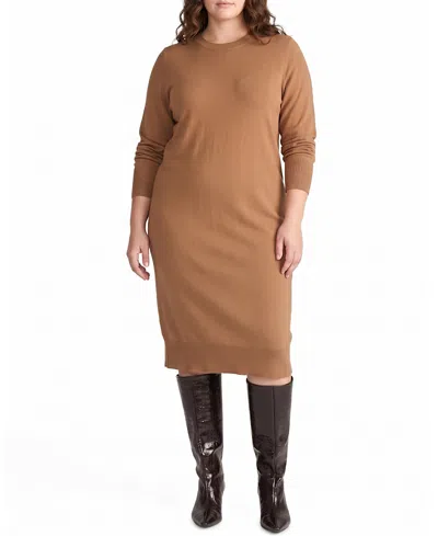 Universal Standard Women's Plus Savvy Fine Knit Everyday Sweater Dress In Multi