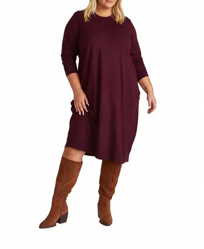 Universal Standard Women's Plus Savvy Fine Knit Everyday Sweater Dress In Multi