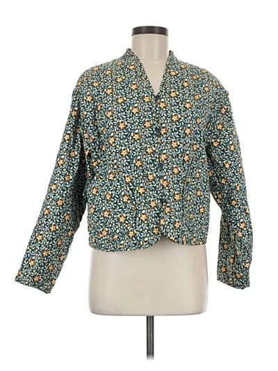 Pre-owned Universal Thread Blazer Jacket In Teal