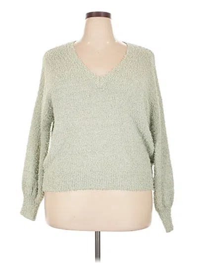 Pre-owned Universal Thread Pullover Sweater In Green