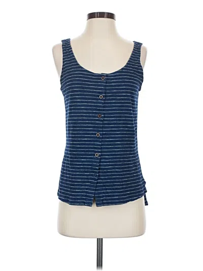 Pre-owned Universal Thread Sleeveless Top Blue Sweetheart Neckline Tops