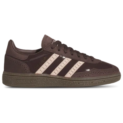 Unknown Adidas Originals Handball Spezial In Shadow Brown/blush Pink/gold Metallic