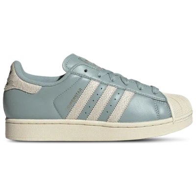 Unknown Adidas Originals Superstar Ii In Cream White/wonder Sage/gold Met