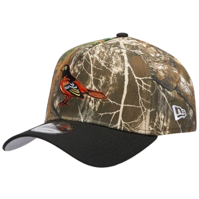 Unknown Baltimore Orioles New Era Orioles 940 A-frame Realtree Cap In Camo/black