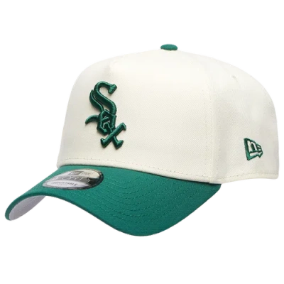Unknown Chicago White Sox New Era White Sox 940 A-frame Cap In Chrome/green