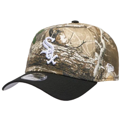 Unknown Chicago White Sox New Era White Sox 940 A-frame Realtree Cap In Black/camo