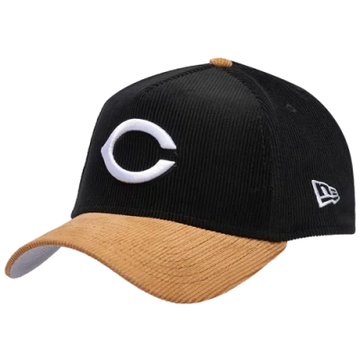 Unknown Cincinnati Reds New Era Reds 940af Cord Cap In Black/tan