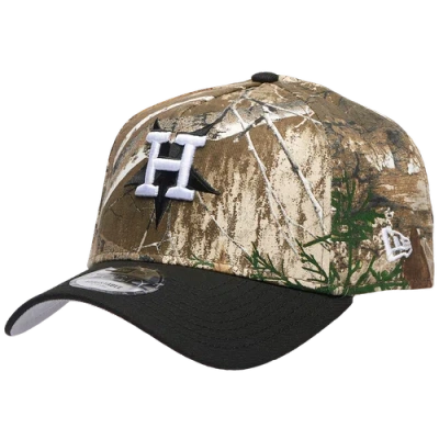 Unknown Houston Astros New Era Astros 940 A-frame Realtree Cap In Black/camo