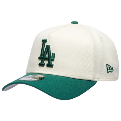 Unknown Los Angeles Dodgers New Era Dodgers 940 A-frame Cap In Chrome/green