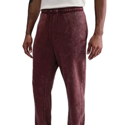 Unknown Nike Cwash Club Basketball Cuff Pants In Dark Team Red