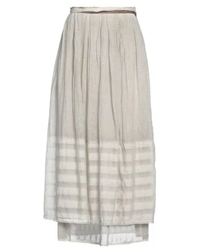 Un-namable Woman Maxi Skirt Sand Size 4 Linen, Cotton In Beige