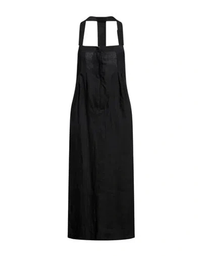 Un-namable Woman Midi Dress Black Size 8 Hemp