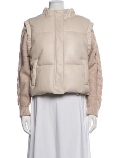 Pre-owned Unreal Fur Down Jacket W/ Tags In Neutrals
