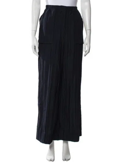 Pre-owned Unsubscribed Wide Leg Pants In Blue