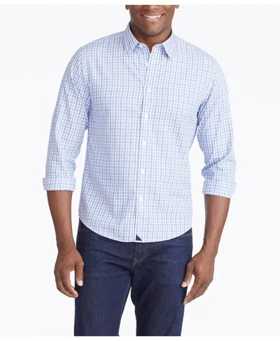 Untuckit Untuck It Men's Regular Fit Wrinkle-free Durif Button Up Shirt In Blue
