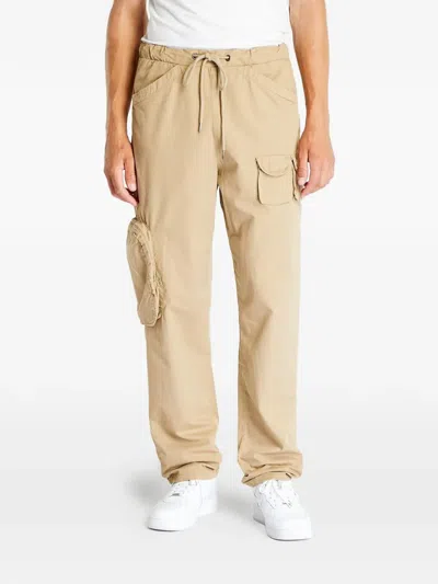 Urban Classics Multi-pocket Cargo Pants In Nude