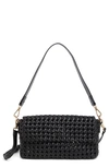 Urban Expressions Handbags Weave Convertible Shoulder Bag In Black