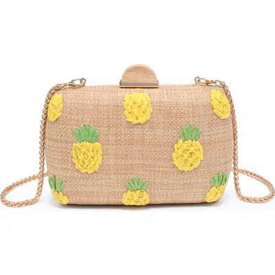 Urban Expressions Pebbles Evening Bag In Pineapple