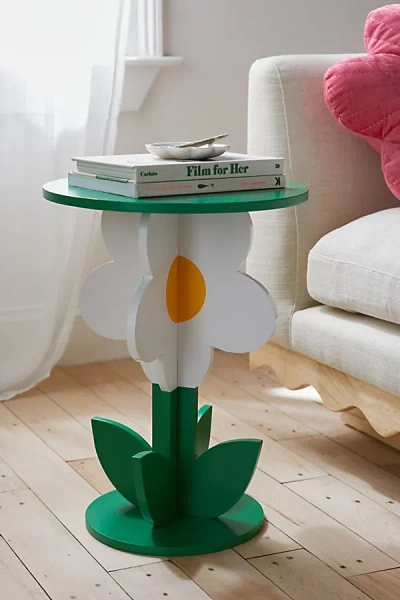 Urban Outfitters Daisy Side Table In White At