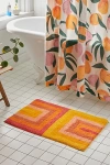 Urban Outfitters Gradient Bath Mat In Red At