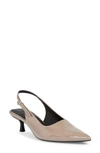 Vagabond Shoemakers Lykke Pointed Toe Slingback Pump In Taupe
