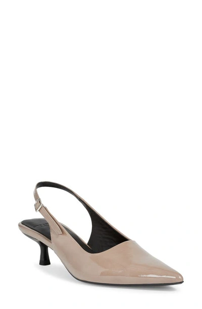 Vagabond Shoemakers Lykke Pointed Toe Slingback Pump In Taupe