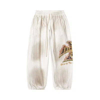 Pre-owned Vale Forever Reborn Sweats 'dirt/cream' | Men's Size Xl In White