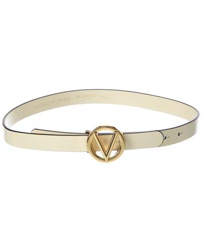 Valentino By Mario Valentino Baby Leather Belt In Green