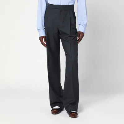 Valentino Charcoal Grey Wool Trousers