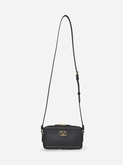Valentino Garavani Black Alltime Mini Crossbody Bag