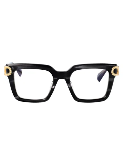 Valentino Garavani Blk-gld Acetate Glasses