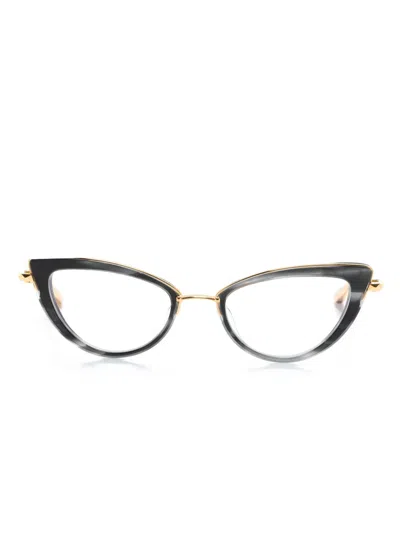 Valentino Garavani Cat-eye Glasses In Black