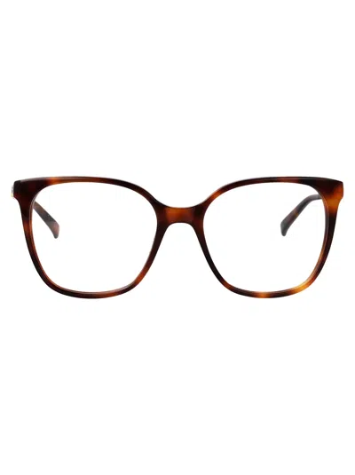 Valentino Garavani Havana Havana Transparent Acetate Glasses