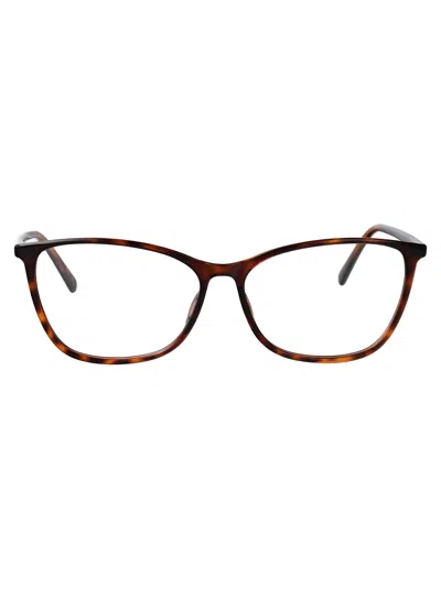Valentino Garavani Havana Havana Transparent Acetate Glasses