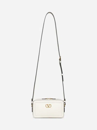 Valentino Garavani Ivory Alltime Mini Crossbody Bag