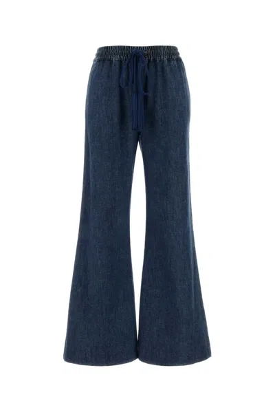 Valentino Garavani Pantalone Denim | Solid | In Blue