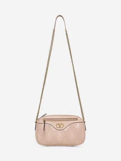 Valentino Garavani Rose Quiltie 67 Crossbody Bag