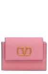 Valentino Garavani Vlogo Card Case In Pink