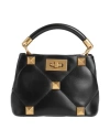 Valentino Garavani Woman Handbag Black Size - Leather