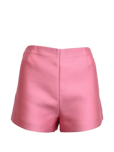 Pre-owned Valentino High-rise Mini Shorts In Pink