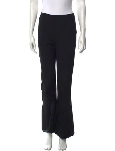 Pre-owned Valentino Vintage Flared Pants In Black