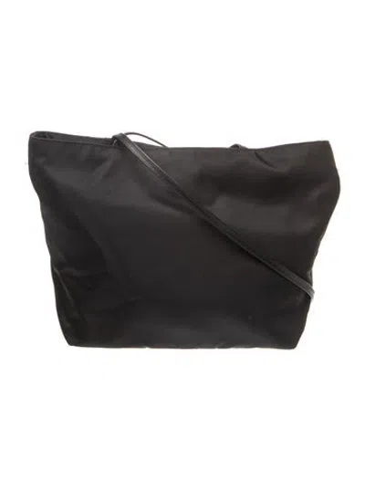 Pre-owned Valesque Nylon Tote W/ Tags In Black