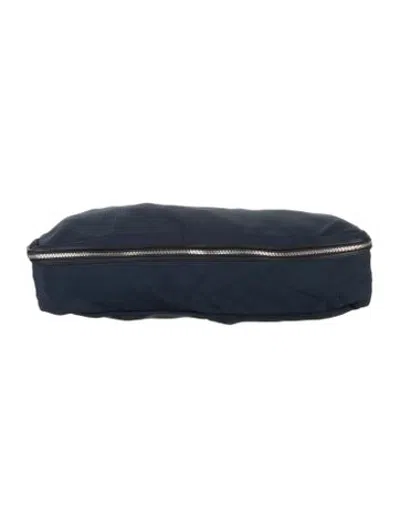 Pre-owned Valextra Nylon Travel Bag. In Blue