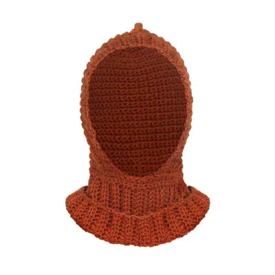 Van Brussel Women's Orange Nova Crochet Hood