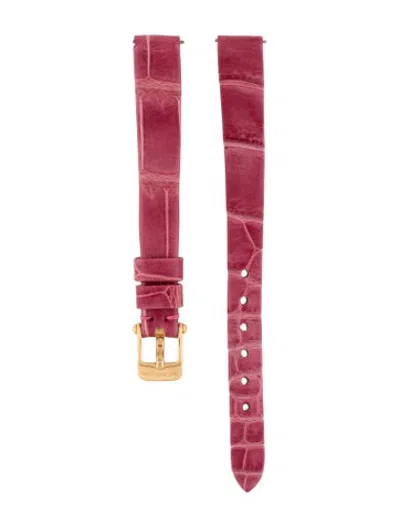 Pre-owned Van Cleef & Arpels 10mm Watch Strap In Pink