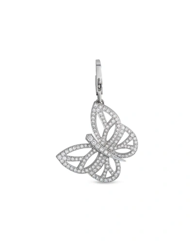 Van Cleef & Arpels 18k 1.00 Ct. Tw. Diamond Charm (authentic ) In Metallic