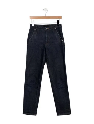 Pre-owned Vanessa Bruno High-rise Straight Leg Jeans In Blue