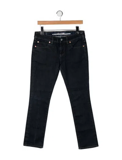 Pre-owned Vanessa Bruno Mid-rise Straight Leg Jeans In Black